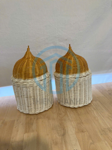 HOT Exquisite Handmade Rattan <b>Gift</b> <b>Box</b> for <b>Ramadan</b> Mubarak Elegant Eco Friendly Wicker Storage <b>Box</b> for Arabic Festival - Product Image 4