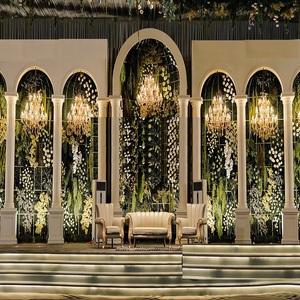 Decoración de Escenario para Bodas en Interiores con Temática de Pilares Romanos, Material de Plástico Reforzado con Fibra, en Tendencia - Product Image 1