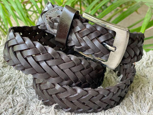 Nouveau homme boucle ceinture en cuir décontracté formel sans défaut haute qualité ceinture en cuir véritable marron hommes ceinture avec boucle réglable - Product Image 3