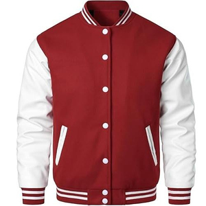 2026 Custom High Quality Vintage Winter College <b>Baseball</b> Letterman Varsity <b>Jacket</b> for <b>Men</b> Front Logo Position 100% Cotton <b>JACKET</b> - Product Image 1