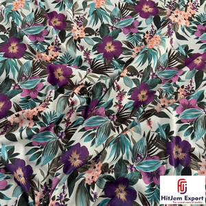 Tela de Poliéster con Estampado Digital Elegante, Fabricante de Textiles de Moda Personalizados para Prendas de Vestir de Primera Calidad - Product Image 4