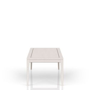 Vanilla Metal Inlay <b>Expandable</b> Leg Dining <b>Table</b> - Product Image 4