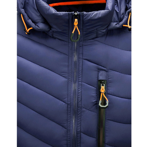 Chaqueta de Invierno Acolchada para Hombre, de Alta Calidad, con Cuello Alto y Bolsillos con Capucha, Tela de Lona, Precio de Fábrica, Buena Venta - Product Image 5
