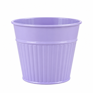 Maceta Metálica Verde Pastel Estilo Taza para Plantas de Interior, Recubrimiento en Polvo, Resistente al Óxido, Decorativa, Redonda - Product Image 6
