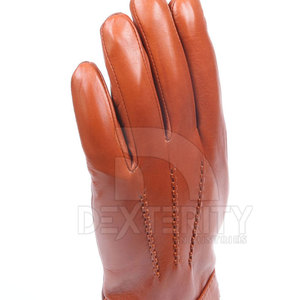 Guantes de Conducción de Cuero de Primera Calidad, Completos, Impermeables, Ligeros, con Puño Elástico, para Uso en Exteriores, para Hombre - Product Image 5