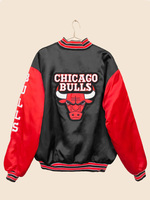 Veste universitaire en satin noir personnalisée pour hommes, manches contrastées rouges, numéro 23, veste bomber, vente en gros, veste de baseball