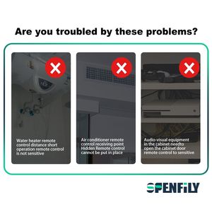 Spenfily không dây hồng ngoại điều khiển từ xa Extender Kit IR Repeater tín hiệu mở rộng kiểm soát âm thanh & video phụ kiện WL-T2 nhựa - Product Image 2