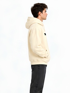 Sweat-shirt à capuche personnalisé avec logo brodé, en molleton épais 360 GSM, motif léopard, coupe ample et oversize pour homme - Product Image 3