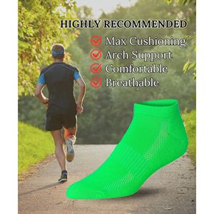 Calzini sportivi da uomo James Fiallo, confezione da 12, a taglio basso, per prestazioni elevate - Product Image 6