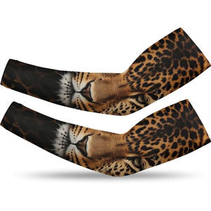 Manchons de compression imprimés sur mesure de haute qualité, protection UV, ajustables, pour basketball, cyclisme, football - Product Image 5