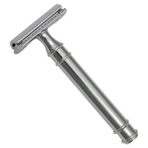 Traditional Stainless Steel Safety <b>Razor</b> for Men with Balanced Weight Handle High Quality for Wet/Dry Shaving Experience - Product Image 3