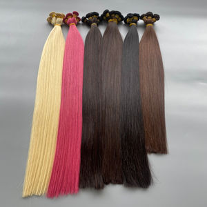 Extensions de cheveux Remy vietnamiens soyeux non traités de haute qualité en gros, tissages simples noués à la main avec services ODM/OEM - Product Image 3