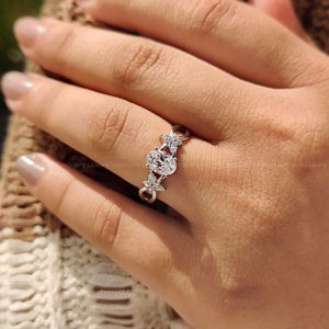 Botanical 0.60 To 3.00 CT Oval Cut <b>Engagement</b> <b>Ring</b> <b>Nature</b> <b>Inspired</b> Fine Jewelry For Women Bridal Anniversary Wedding Gift - Product Image 3