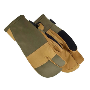 Guantes de Esquí y Snowboard Impermeables Antideslizantes para Invierno, con Aislamiento Térmico, Cierre de Velcro, Unisex, Color Verde Oliva, Negro - Product Image 3