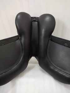 Sillín de caballo inglés multiusos de cuero genuino, sillín de salto de doma occidental para montar a caballo - Product Image 4