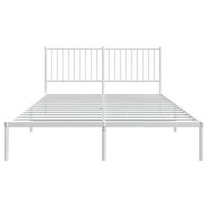 โครงเตียงเหล็กเคลือบผงสีขาวขนาดคิงไซส์ ประเภทสินค้าเตียงโลหะ - Product Image 5