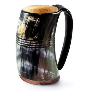 Mug à boire artisanal en corne de buffle moderne et écologique - Product Image 1
