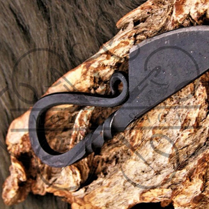 Cuchillo de Cinturón Medieval MORTAL SAGA, Cuchillo Vikingo para el Cuello, Forjado a Mano en Acero Inoxidable, Multifuncional para Viajes y Camping - Product Image 2