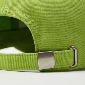 โลโก้ลายคลื่นสีเขียวมะนาว หมวกเบสบอล ฟิตเนส สำหรับผู้หญิง ดีไซน์สำหรับกิจกรรมกลางแจ้ง ฤดูร้อน หมวกที่ปรับได้ทุกเพศ ดีไซน์คุณภาพสูงขั้นสูง - Product Image 6