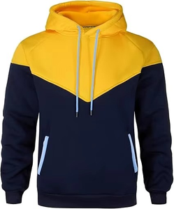 Nuevo Producto Sudadera con Capucha Holgada Informal y Moderna para Hombre, 100% Algodón, Sudadera con Estampado de Letras de Poliéster - Product Image 1