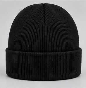 Wholesale Hunting Beanie <b>Hat</b> Custom Leather Logo Acrylic Wool Knitted Thermal <b>Winter</b> Skull Cap Private Label for <b>Men</b> Women - Product Image 4
