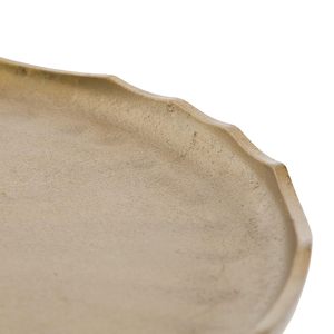 Bandeja Decorativa de Metal Dorado de Lujo, Mesa Redonda Moderna para Servir, Mesa de Centro, Decoración para el Hogar - Product Image 3