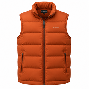 Chaleco Acolchado Ligero de Otoño para Hombre, Color Personalizado, Transpirable, Cuello en V, Estilo Formal - Product Image 5