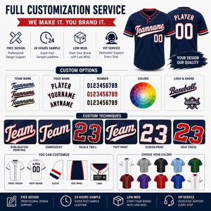 เสื้อเบสบอลแบบสวมหัวสั่งทำพิเศษ พิมพ์ลายทีมสำหรับแข่งขัน ชุดยูนิฟอร์มประสิทธิภาพสูง ไซส์ใหญ่ โลโก้ด้านหน้า รับผลิตแบบ OEM ODM - Product Image 5