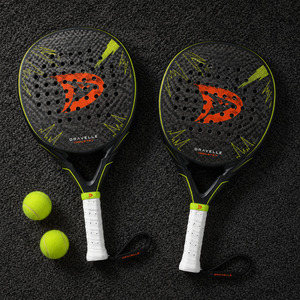Raqueta de Pádel de Fibra de Carbono 12K con Logotipo Personalizado, Raqueta de Pádel Profesional con Forma de Diamante, Núcleo de EVA y Red de Nailon para Jugadores Avanzados - Product Image 1