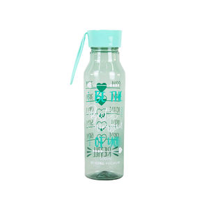 Botella de agua alta de plástico – Botella reutilizable sin BPA - Product Image 5