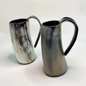 Vaso de Cuerno Natural Hecho a Mano, Vajilla Rústica - Product Image 2