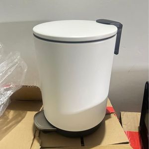 SSTC001-3L-W Cestino per Rifiuti da Cucina in Acciaio Inox, Capacità 3L, Bianco - Product Image 1