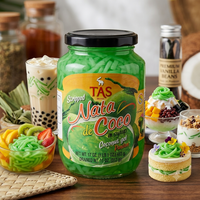 Prix d'usine Nata de Coco en sirop Pandan 720g – Gel de noix de coco premium déshydraté pour boissons saines et ingrédients culinaires