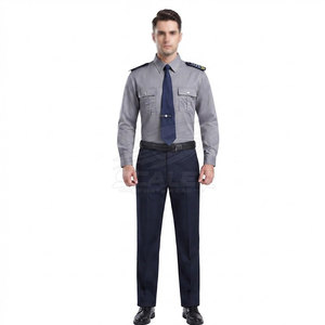 Conjunto de Ropa de Trabajo de Seguridad, Uniforme de Seguridad con Múltiples Bolsillos, Transpirable, Tela 100% Poliéster, Cierre de Botones, Cintura Ajustable, Unisex - Product Image 4