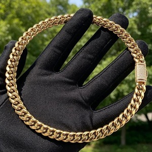 Collar de eslabones cubanos de plata de ley 925 con moissanita, cadena de diamantes estilo hip hop, ideal para regalos de moda al por mayor - Product Image 5