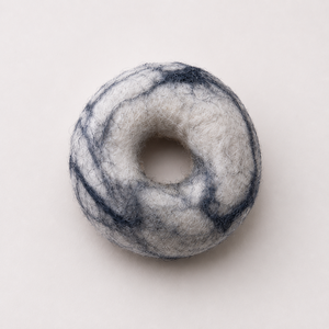 Mahaguthi <b>Craft</b> with Conscience Custom <b>Wool</b> Felting Donut Dough Toy Handmade Educational <b>Craft</b> Toy 3-6 Years Unisex 2.5x6.5cm - Product Image 4