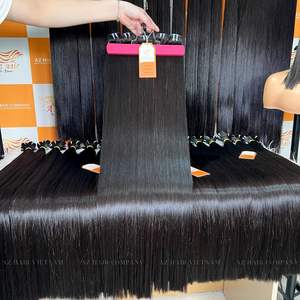 Paquets vietnamiens crus WorldwideBone extensions de cheveux humains droites prix usine 12A cuticule alignée trame Double dessiné - Product Image 4