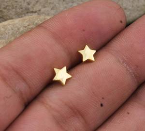 Boucles d'oreilles pendantes étoile plaquées tendance en argent sterling 925, délicates, motif étoile du Nord céleste, scintillantes avec zircon cubique, de luxe, pour femme, pour soirée - Product Image 6