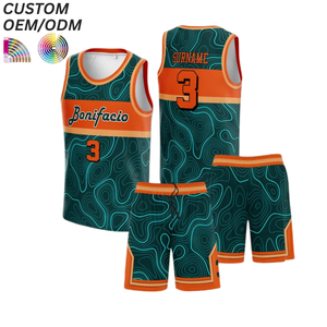 เสื้อบาสเก็ตบอลทีมพิมพ์ลายระบายอากาศได้ตามสั่ง รองรับ OEM ODM สำหรับการผลิตขายส่ง - Product Image 5