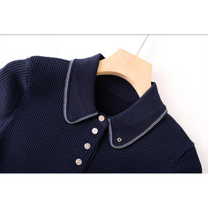 Wholesale <b>Custom</b> Printed Primary High School Tennis <b>Dress</b> Uniform for Women Sleeveless V-neck 100% Polyester - Product Image 5
