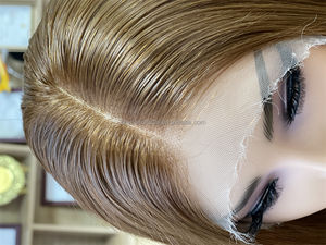 Perruques en dentelle de cheveux humains bruts HD 13x5 brun chocolat SHY # 4 perruques lisses de couleur brun <span class=keywords><strong>foncé</strong></span> à haute densité pour femmes - Product Image 5