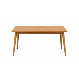 Ensemble de salle à manger rectangulaire en teck de luxe ARTERRA, table à manger minimaliste moderne avec chaises pour la maison et le café - Product Image 3