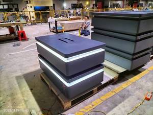 Soportes/Estantes Metálicos Modernos para TV, Personalizados OEM, con Altura Ajustable - Fabricante de Vietnam |   Servicio OEM Disponible - Product Image 5