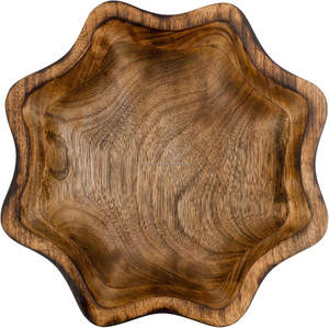 High Quality Wholesale Natural <b>Colour</b> Wooden Salad Fruit Bowls <b>Set</b> for Fruit and Salad for Home & Hotel By Falak World Export - Product Image 1