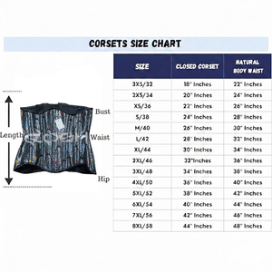Corsé de brocado con varillas de acero, de alta resistencia, para entrenamiento de cintura y uso de moda, estilo underbust. - Product Image 6