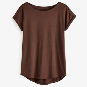 Wholesale Women's Streetwear T Shirt Oversized Cotton Tee Custom Logo Private Label Bulk Supply - Product Image 1