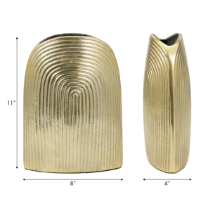 Vase en métal en laiton et fer fait à la main Antique nouveau Design pour la décoration de la maison et du bureau Pot de fleur de mariage pour le jardin et l'intérieur - Product Image 2