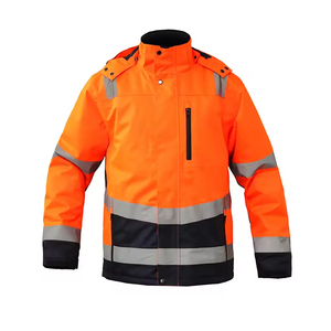 Chaqueta de Seguridad de Alta Visibilidad Personalizada para Construcción, Impermeable, con Franjas Reflectantes para Trabajo en Carretera y Exteriores - Product Image 5