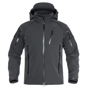 Chaqueta Softshell para Hombre, Diseño Moderno y Ligero para Otoño, Ajustable por Delante, Muy Solicitada, Chaqueta de Invierno Ecológica de Lona - Product Image 1