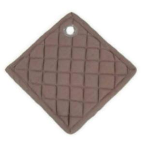 100% Organic Cotton Square Classic Design Kitchen Potholder Set Eco-Friendly Recycled Non-Slip Pocket Mitt <b>Heat</b> Mats <b>Pads</b> - Product Image 3